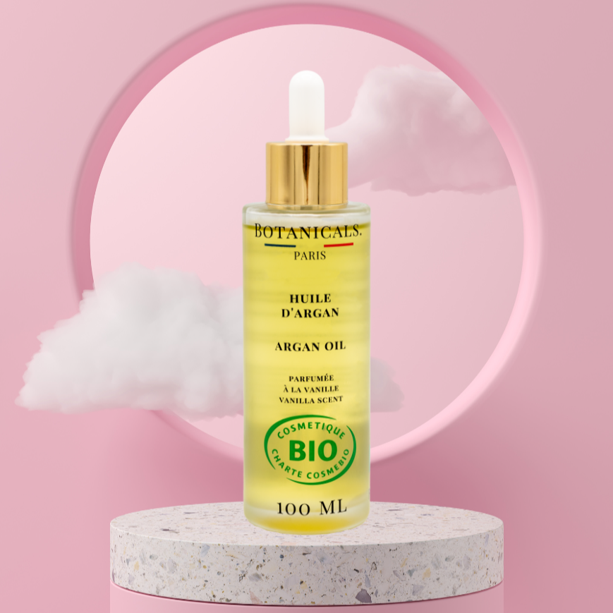 Kallpressad ekologisk Arganolja av högsta kvalitet. Botanicals ekologiska arganolja ger näring åt både hud och hår. Perfekt för din naturliga skönhetsrutin. Oljan är rik på E-vitamin och fytosteroler. 100ml