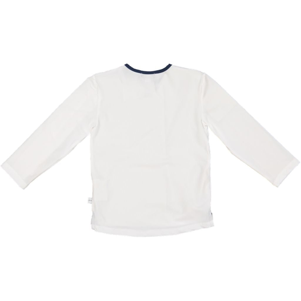 UV-kläder & badkläder - Kiwi UV Top White/Blue - bästa sortiment av UV kläder för barn på netmall.se