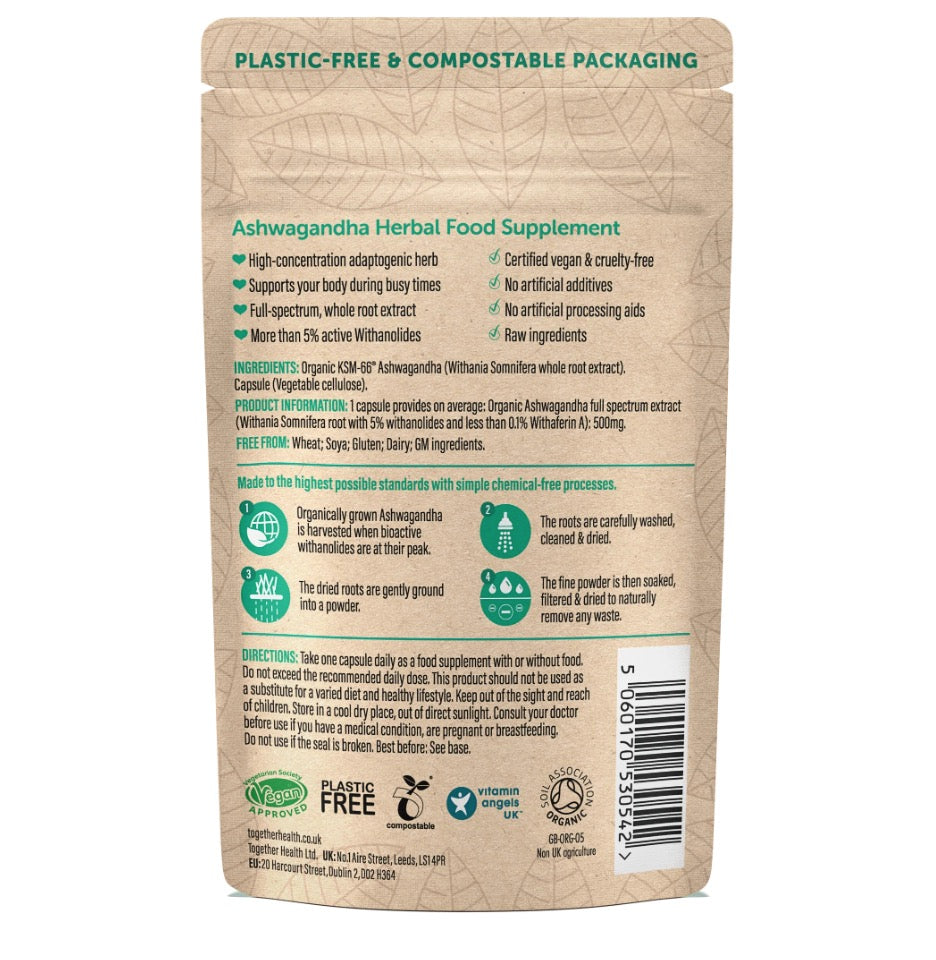 Ashwagandha kosttillskott
Bästa ashwagandha för hälsa
Fullspektrum ashwagandha
Organic ashwagandha
Högkoncentrerat ashwagandha med anolider
