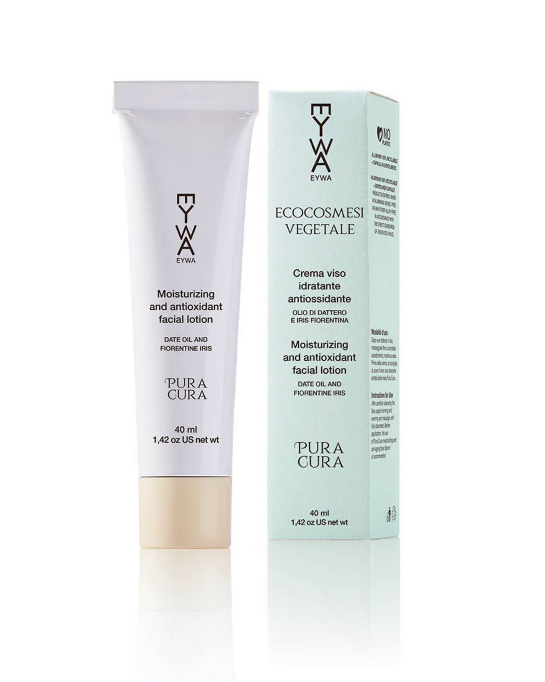face balm - Kombinationen av exceptionella och kompletterande råvaror ger denna ansiktslotion en hög återfuktande, lugnande och återuppbyggande kraft.

Dadelolja har en lugnande effekt, medan den florentinska iris-extraktet hjälper till att bibehålla rätt nivå av hudens fukthalt.

Storlek: 40 ml / 1,42 oz US netto

Ingredienser: Aqua, Helichrysum italicum blomvatten, Rosa centifolia blomvatten, Aloe barbadensis leaf juice, Balanites roxburghii fröolja, Adansonia digitata olja, Squalane, Glyceryl stearate ci