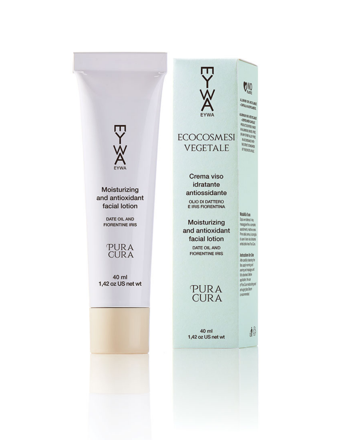 face balm - Kombinationen av exceptionella och kompletterande råvaror ger denna ansiktslotion en hög återfuktande, lugnande och återuppbyggande kraft.

Dadelolja har en lugnande effekt, medan den florentinska iris-extraktet hjälper till att bibehålla rätt nivå av hudens fukthalt.

Storlek: 40 ml / 1,42 oz US netto

Ingredienser: Aqua, Helichrysum italicum blomvatten, Rosa centifolia blomvatten, Aloe barbadensis leaf juice, Balanites roxburghii fröolja, Adansonia digitata olja, Squalane, Glyceryl stearate ci