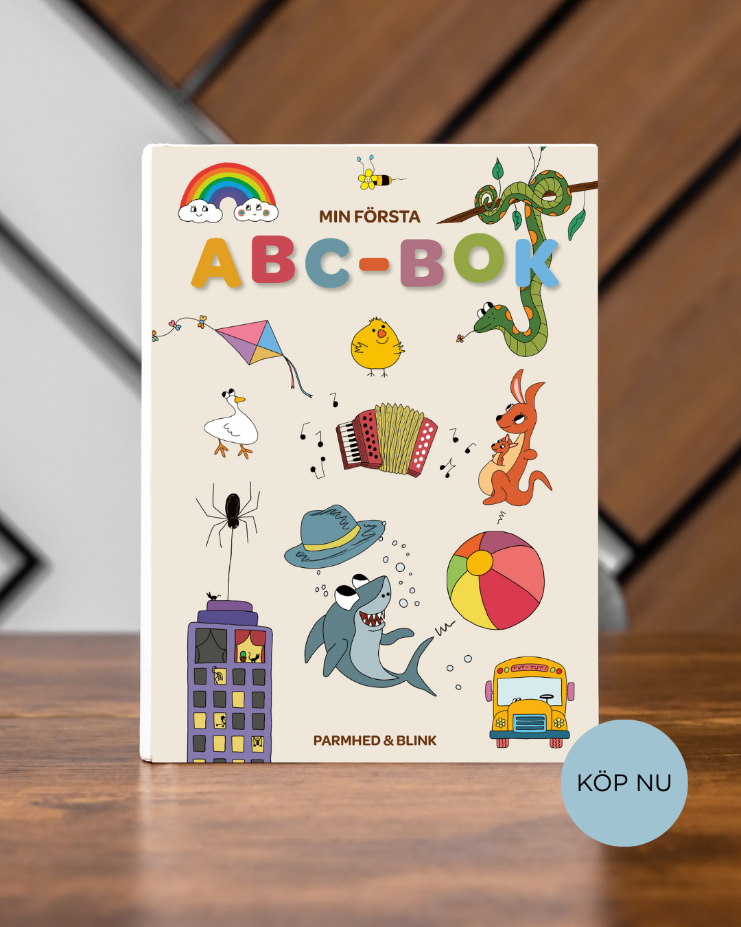 abc bok svenska lära sig alfabetet boken - mina första ord boken - alfabet på svenska - bokstäver boken rolig för barn från 2 år